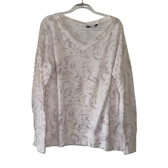 Athleta Coaster Luxe V-Neck Sweatshirt Large - Picture 2 of 8